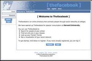 Original TheFacebook Page